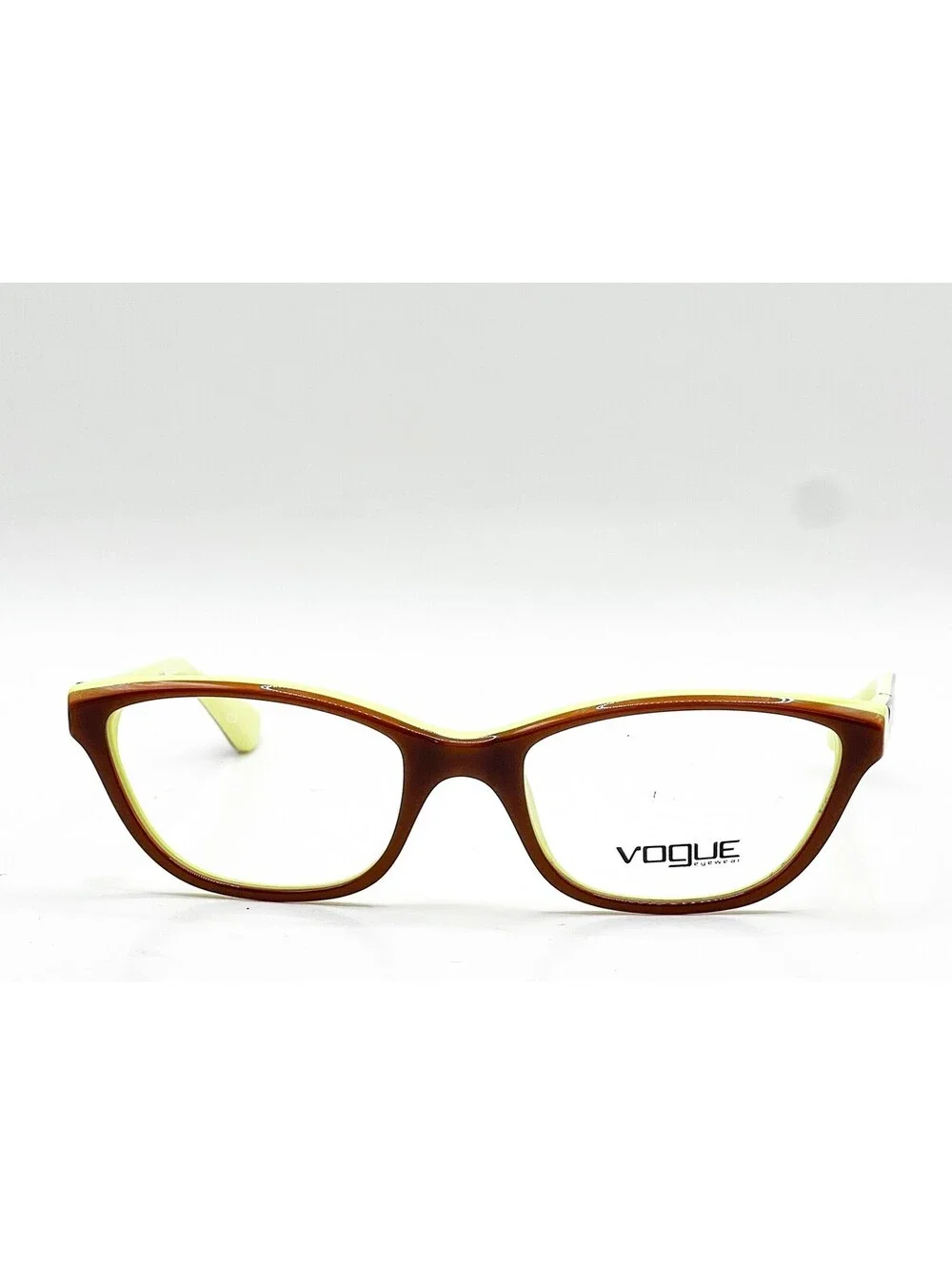 Vogue VO 2748 1992 Light Brown Yellow Authentic Eyeglass Frames 50-17